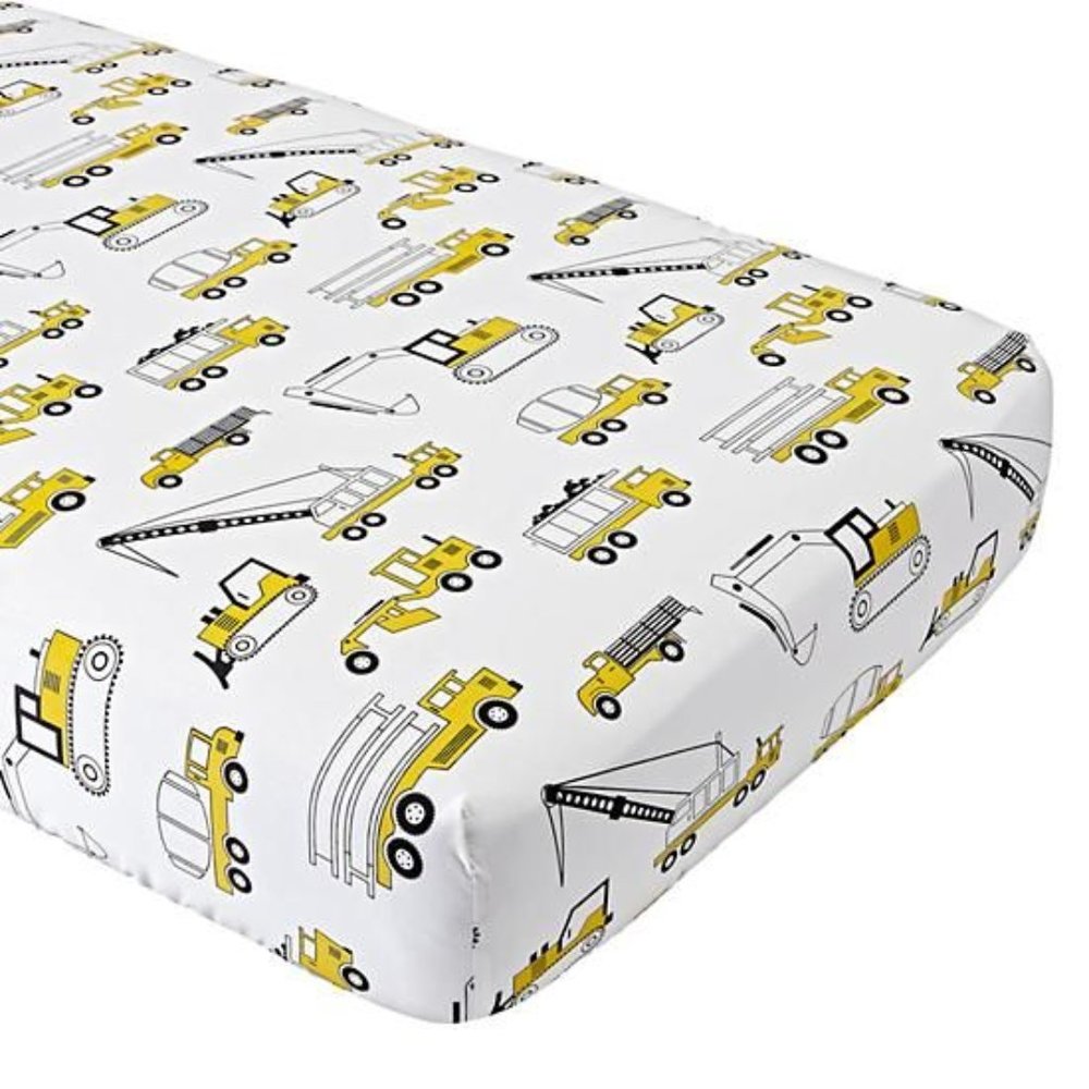 🌿The Land of Nod | Crate & Barrel Organic Builder's Toddler 3 Piece Sheet Set🌿 - Picture 6 of 9